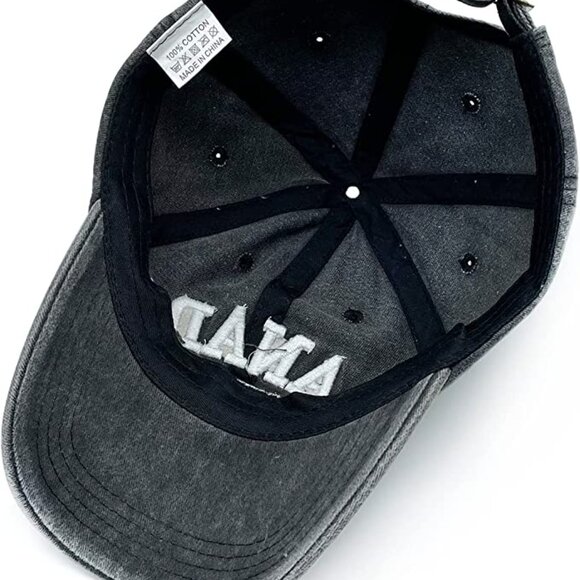 Variety To Go Canadian Baseball Hat Cap, 100% Cotton Maple Leaf Hat (2060 Gray) - Picture 4 of 7